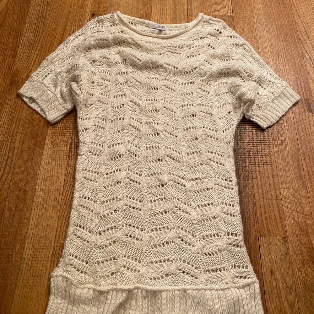 Delias Crochet Sweater Top